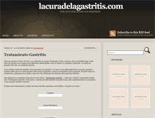 Tablet Screenshot of lacuradelagastritis.com